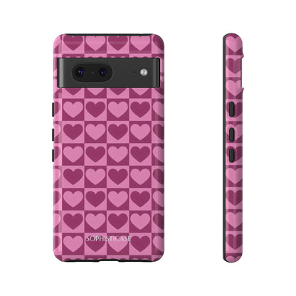 Tough Love in Purple - Tough Phone Case