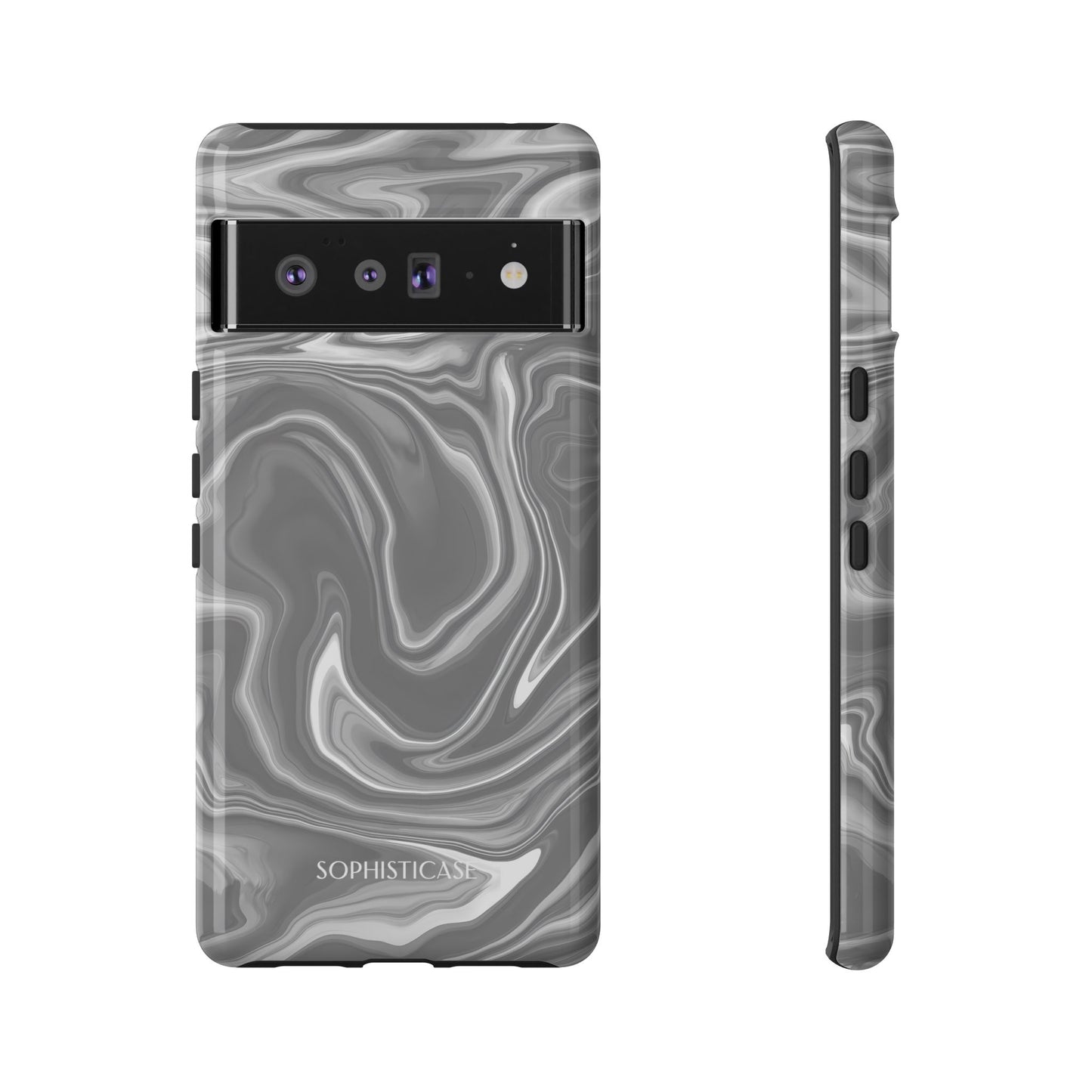 Liquid Dreams in Charcoal - Tough Phone Case