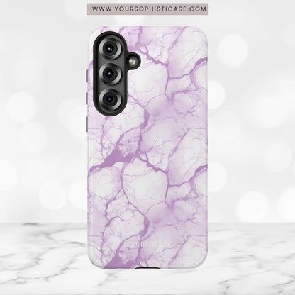 Marble Opulence in Purple - Tough Phone Case