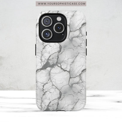 Marble Opulence in Charcoal Grey - Magsafe Case