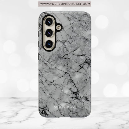 Marble Opulence in Grey - iPhone Case, Samsung Galaxy Case, Google Pixel Case