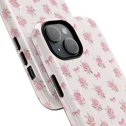 The Sweetest Thing in Coquette Roses and Bows - iPhone Magsafe Case