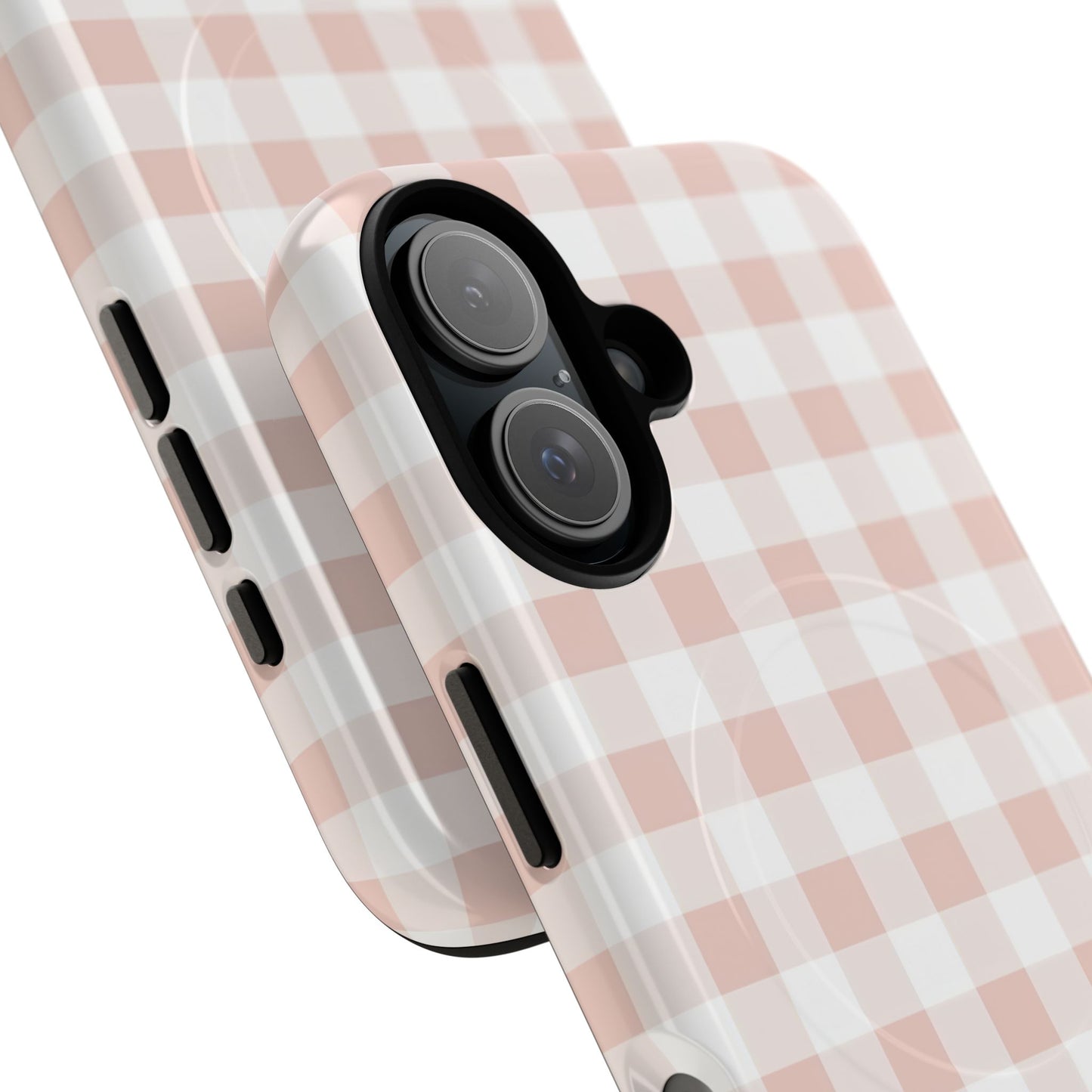 Gingham in Neutral Beige - Magsafe Case