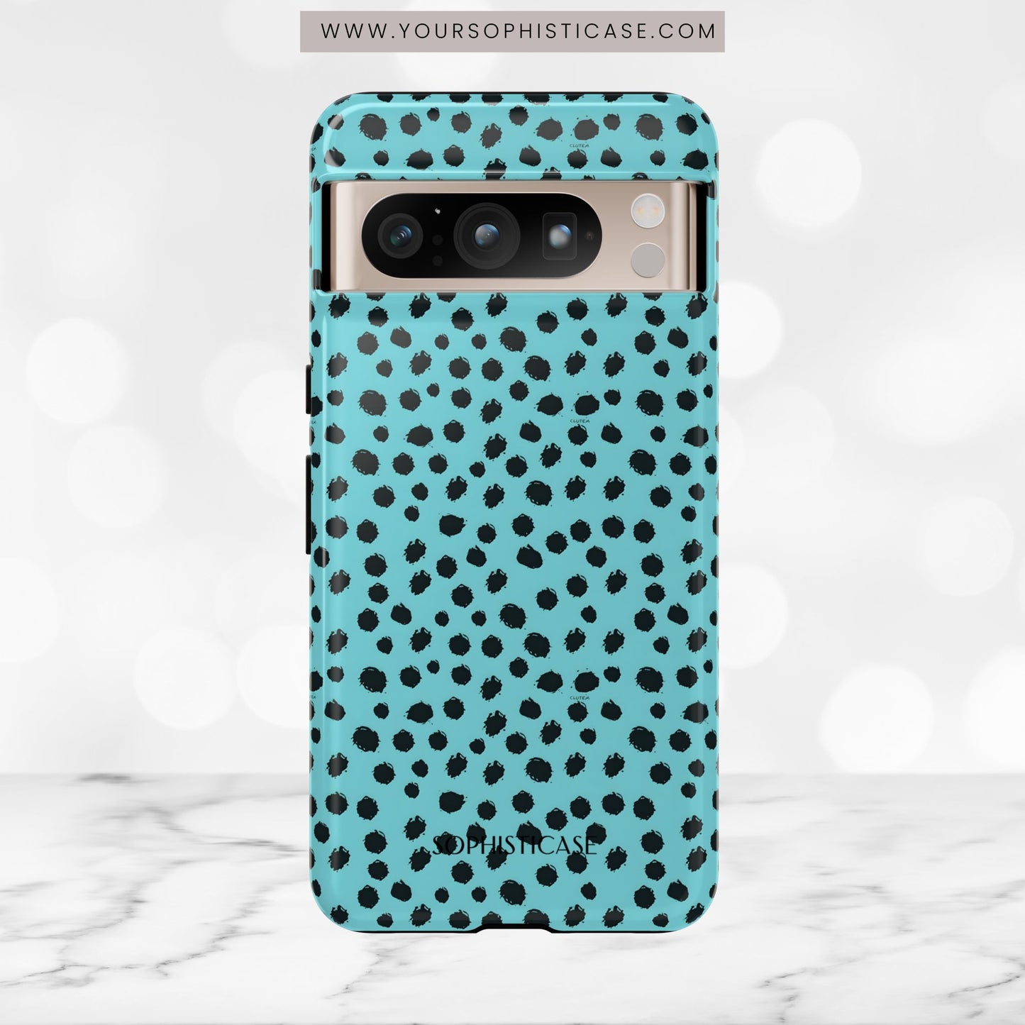 Cheetahs and Liars in Aqua - Tough Phone Case