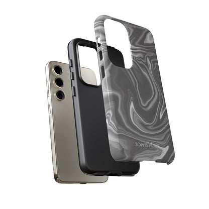 Liquid Dreams in Charcoal - Tough Phone Case