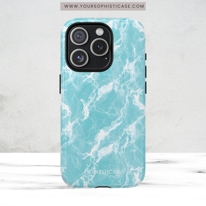 Marble Crush in Aqua - Magsafe Case