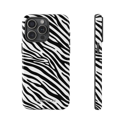 Dark Thoughts in Urban Zebra - Tough Phone Case