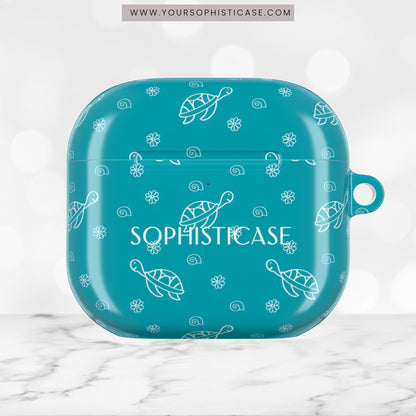 AirPod Cases - Turtle Island in Aqua