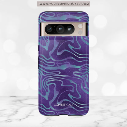 Cosmic Gold in Blue & Purple - iPhone Case, Samsung Galaxy Case, Google Pixel Case