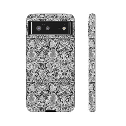 Luxe Lace in Black - Tough Phone Case
