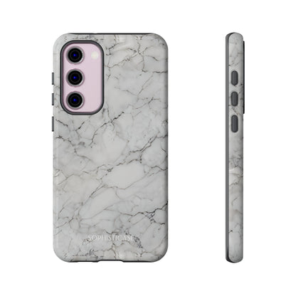 Marble Opulence in White - iPhone Case, Samsung Galaxy Case, Google Pixel Case