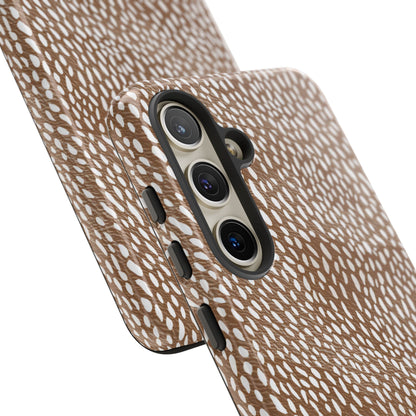 Oh Deer! in Brown- Tough Phone Case