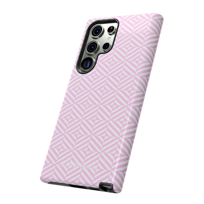 Illusions in Pink - Dual Layer Shockproof Phone Case for iPhone, Google Pixel and Samsung Galaxy