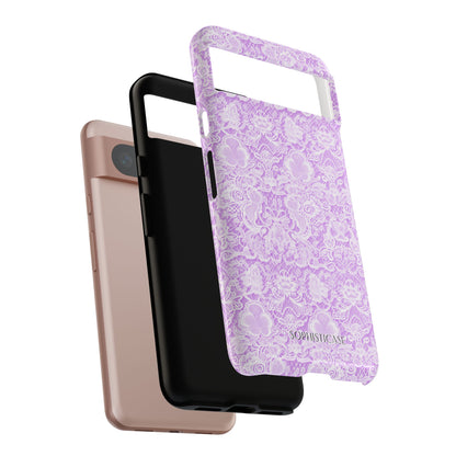 Luxe Lace in Purple - Tough Phone Case