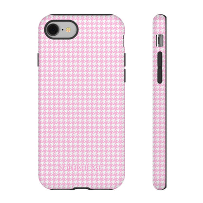 Tough Case - Houndstooth in Pink