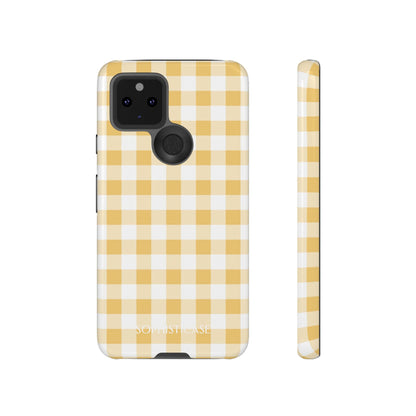 Tough Case - Gingham in Yellow