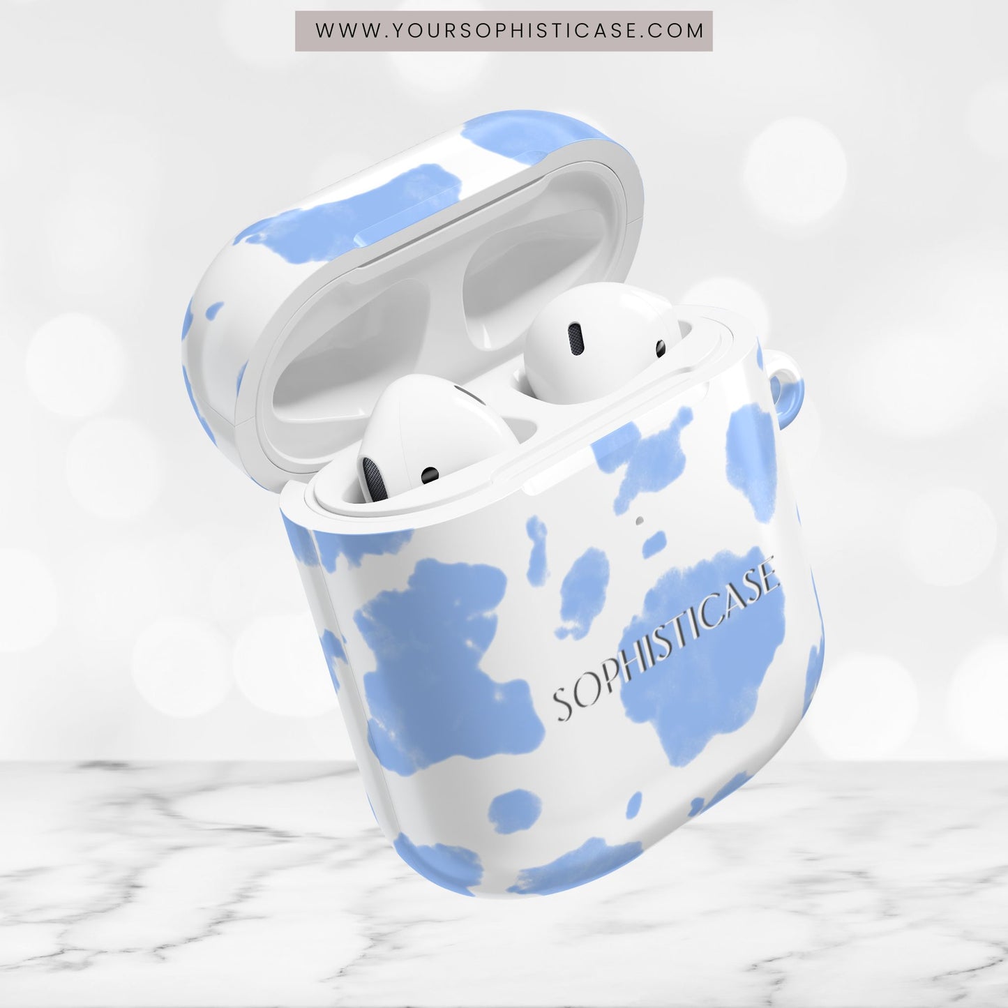 AirPod Cases - Holy Cow in Blue