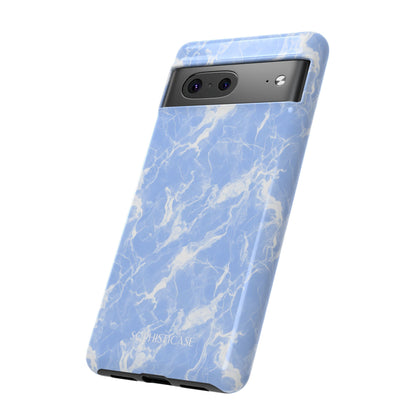 Marble Crush in Blue - Tough Phone Case