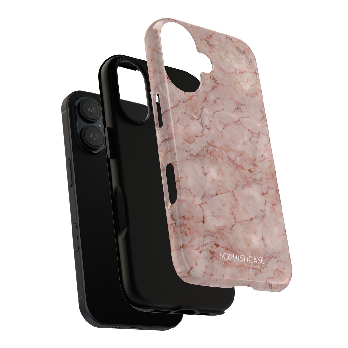 Marble Opulence in Pink - iPhone Case, Samsung Galaxy Case, Google Pixel Case