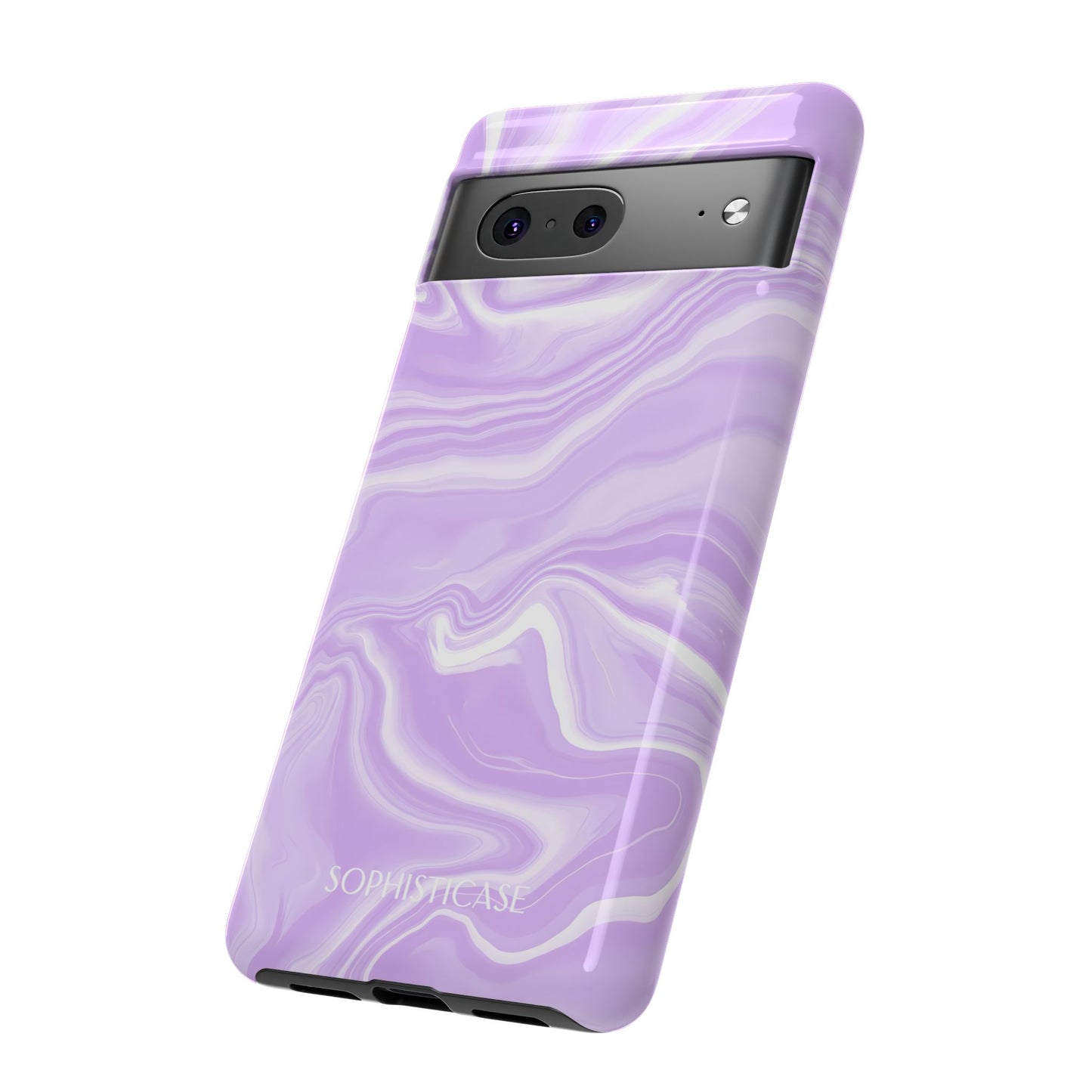 Liquid Dreams in Light Purple - Drop Proof Phone Case for Google Pixel