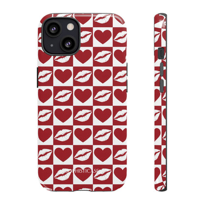 Belle Amie in Red - iPhone Case, Samsung Galaxy Case, Google Pixel Case
