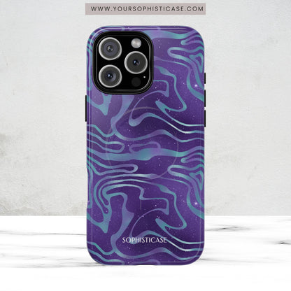 Cosmic Gold in Blue & Purple - iPhone Magsafe Case
