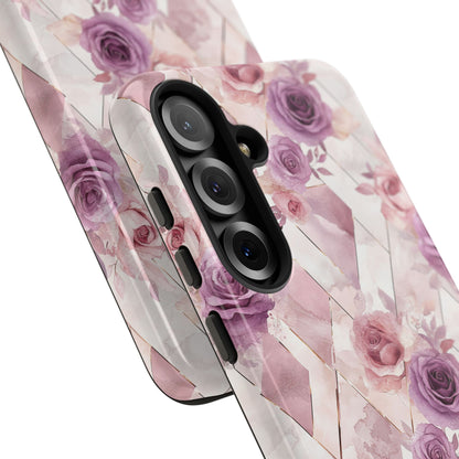Royal Floral in Mauve Rose - Tough Phone Case