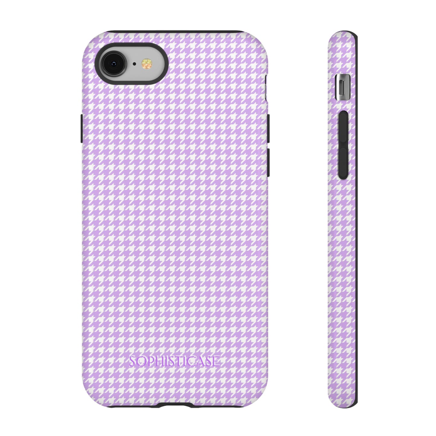 Tough Case - Houndstooth in Pastel Purple