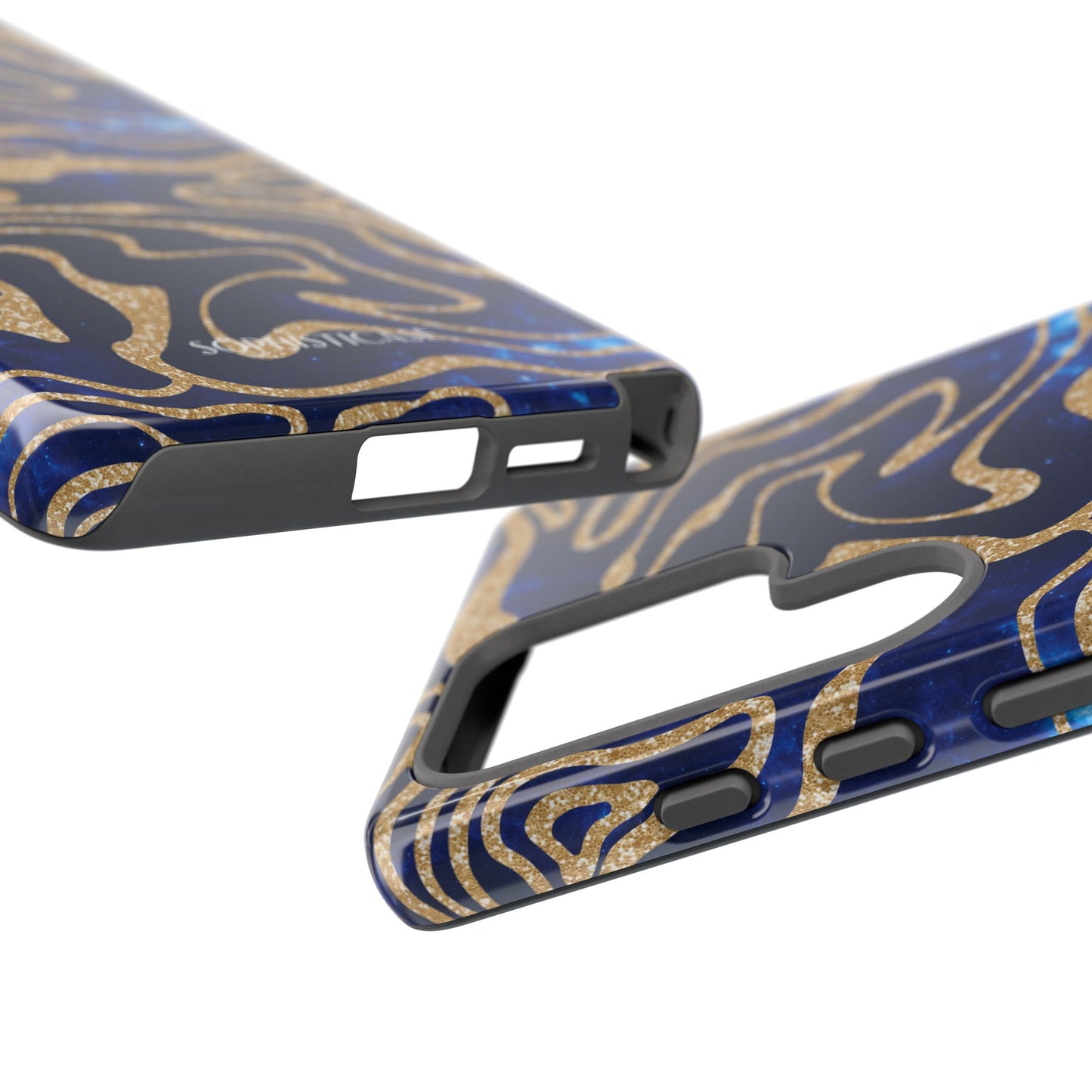 Cosmic Gold in Blue - iPhone Case, Samsung Galaxy Case, Google Pixel Case