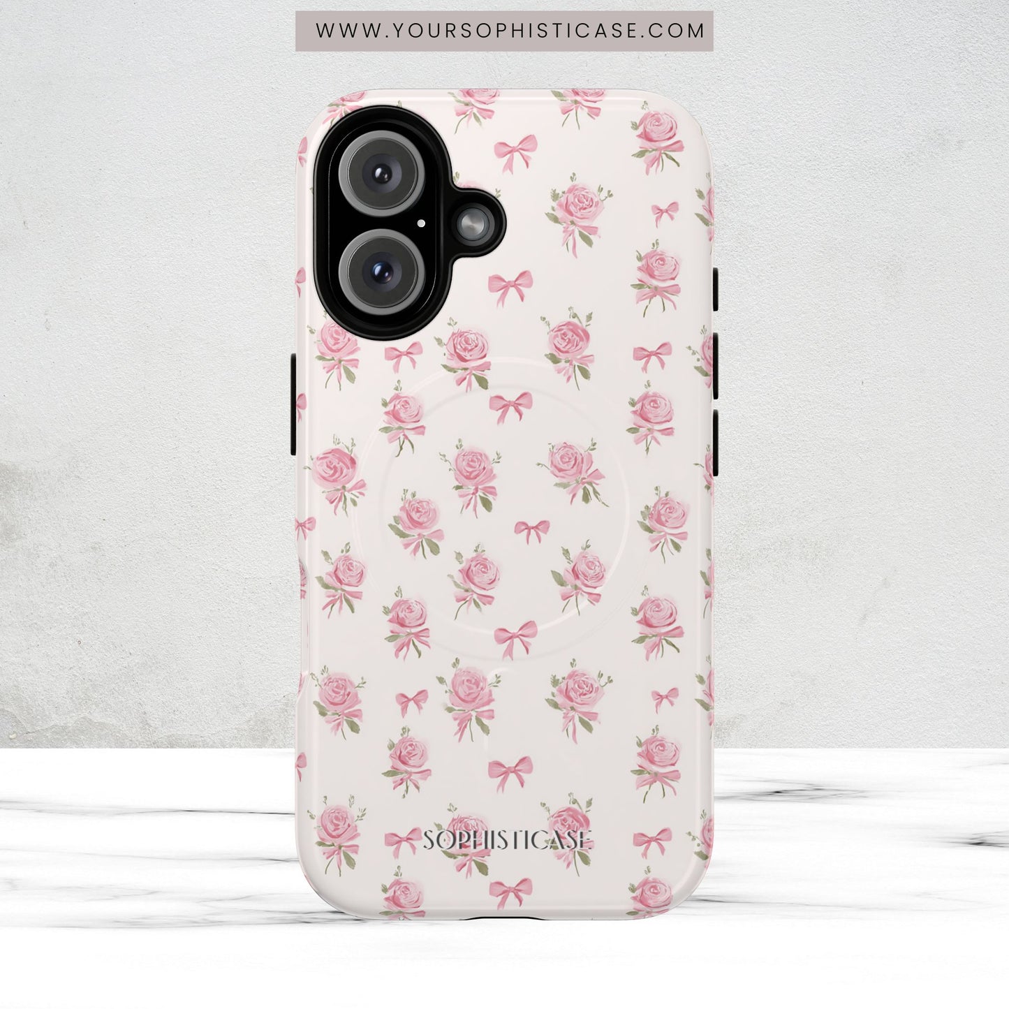 The Sweetest Thing in Coquette Roses and Bows - Magsafe Case