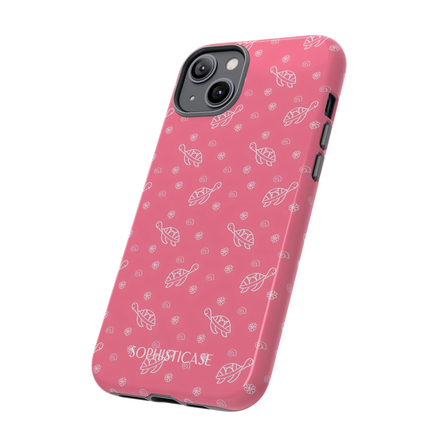 Turtle Island in Pink - Protective iPhone Case