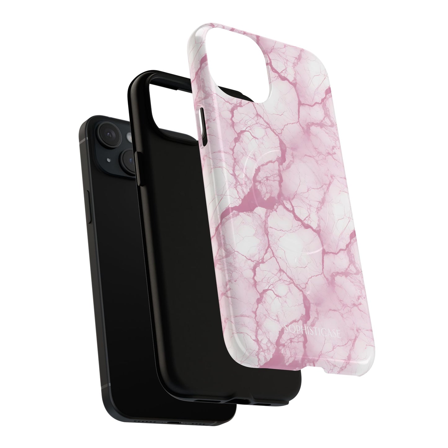 Marble Opulence in Pink - Magsafe Case
