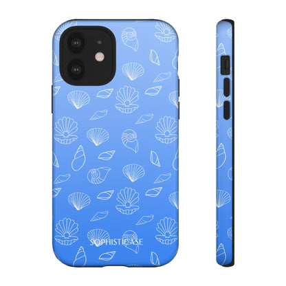 Seashell Society in Ocean Blue - iPhone Case