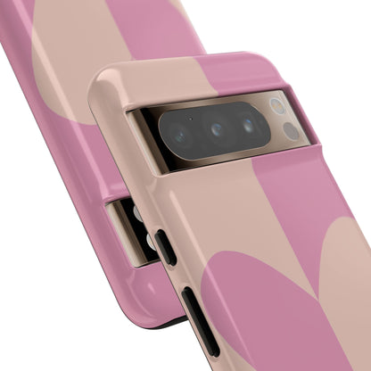 Be Mine in Pink and Brown - iPhone Case, Samsung Galaxy Case, Google Pixel Case