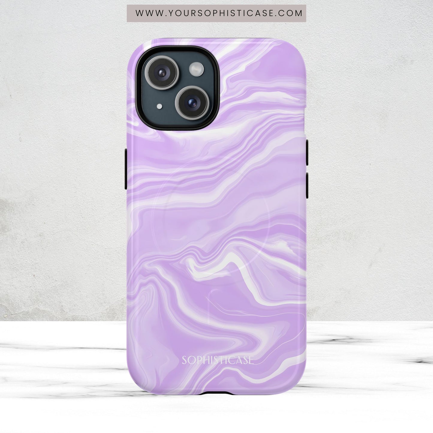 Liquid Dreams in Light Purple - Magsafe Case