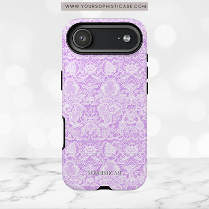 Luxe Lace in Purple - Tough Phone Case