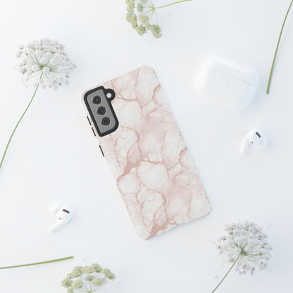 Marble Opulence in Neutral Beige - Tough Phone Case