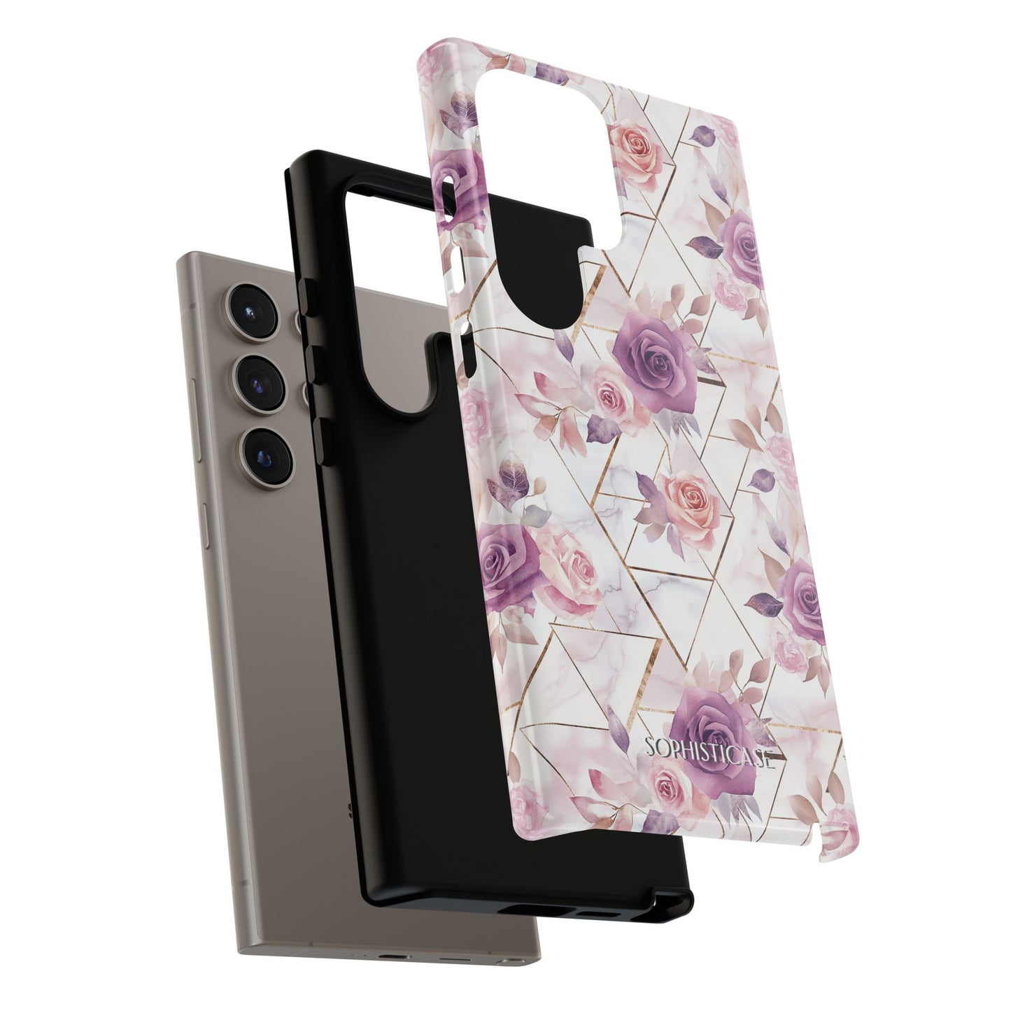 Royal Floral in Rose Royale - Tough Phone Case