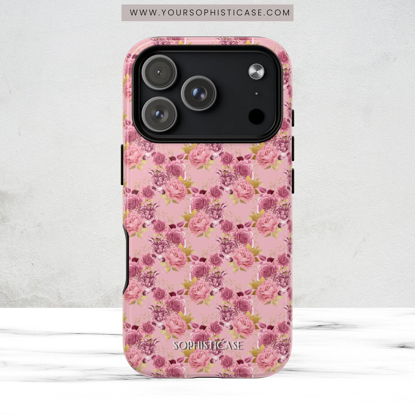 Rose Diamond Romance in Amelie - Magsafe Case