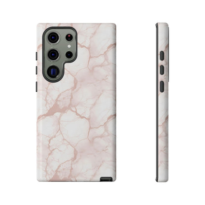 Marble Opulence in Neutral Beige - Tough Phone Case