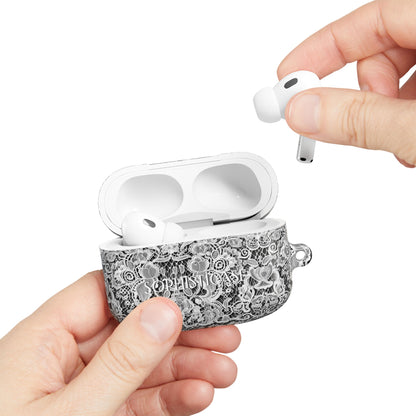 AirPod Cases - Luxe Lace in Black