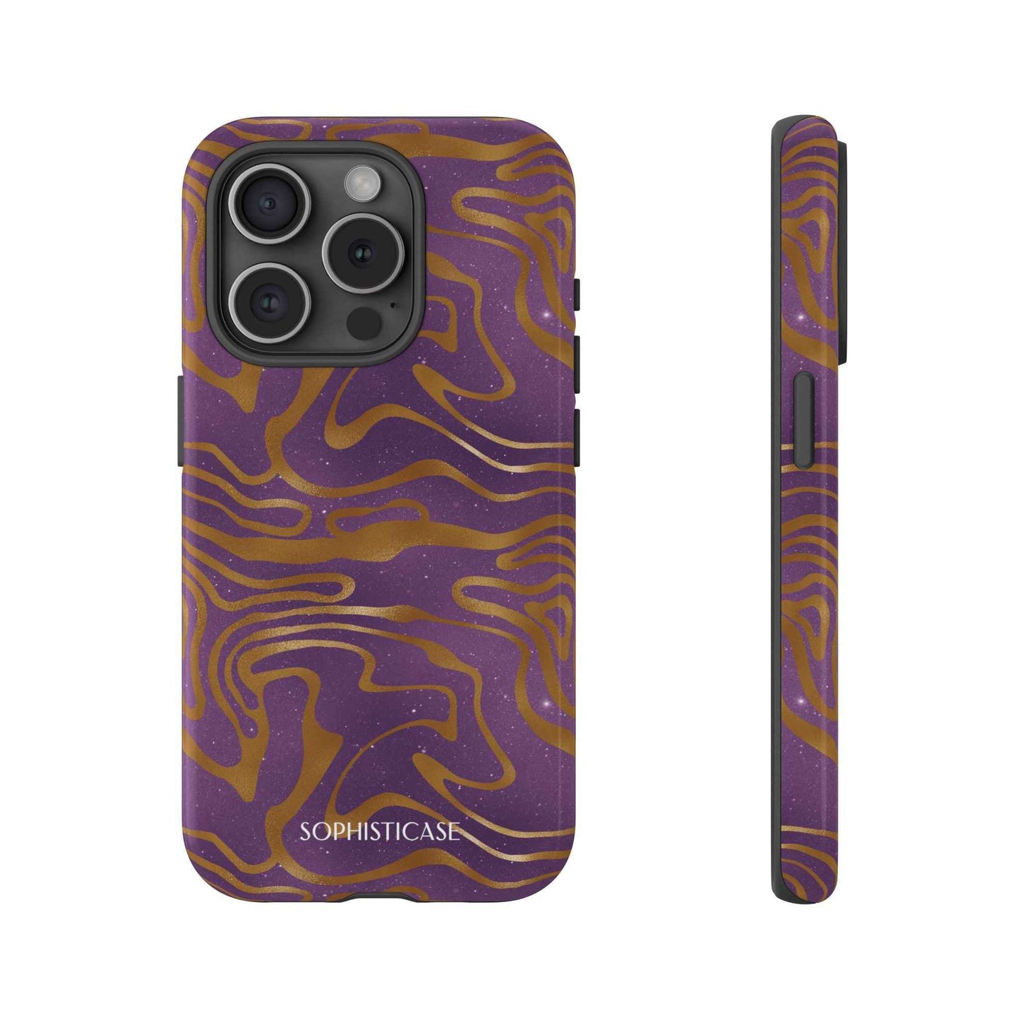 Cosmic Zebra in Purple - iPhone Case, Samsung Galaxy Case, Google Pixel Case