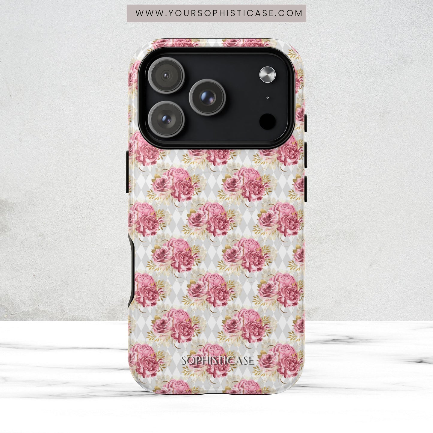 Rose Diamond Romance in Colette - Magsafe Case