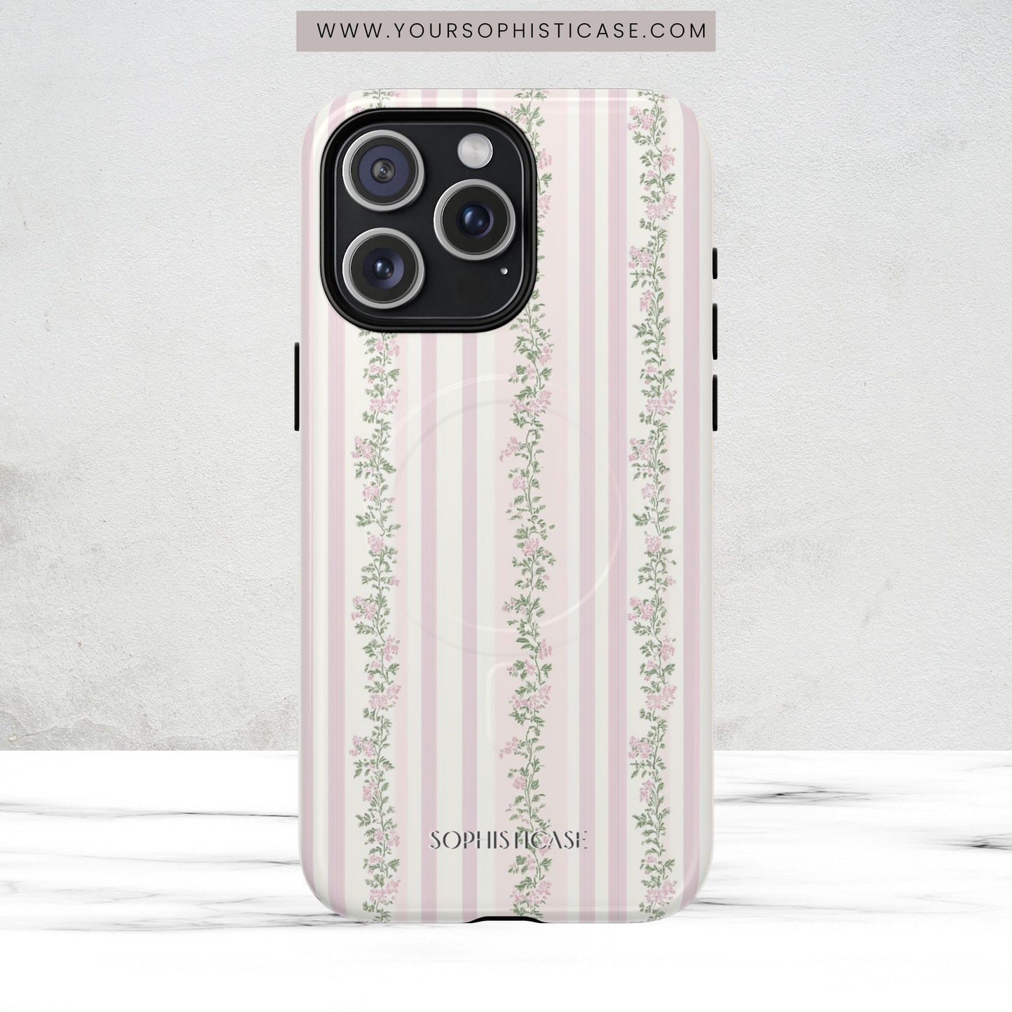 The Sweetest Thing in Coquette Rose Vine - iPhone Magsafe Case