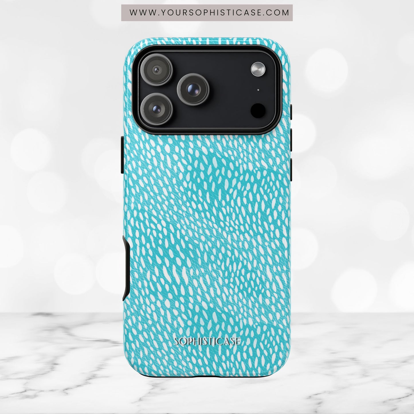 Oh Deer! in Aqua - Tough Phone Case
