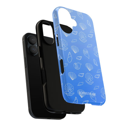 Seashell Society in Ocean Blue - iPhone Case, Samsung Galaxy Case, Google Pixel Case