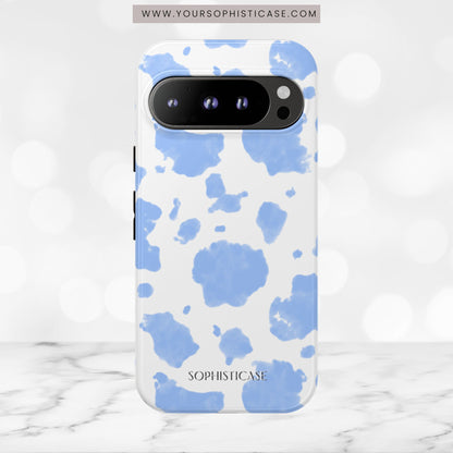 Holy Cow in Blue - iPhone Case, Samsung Galaxy Case, Google Pixel Case