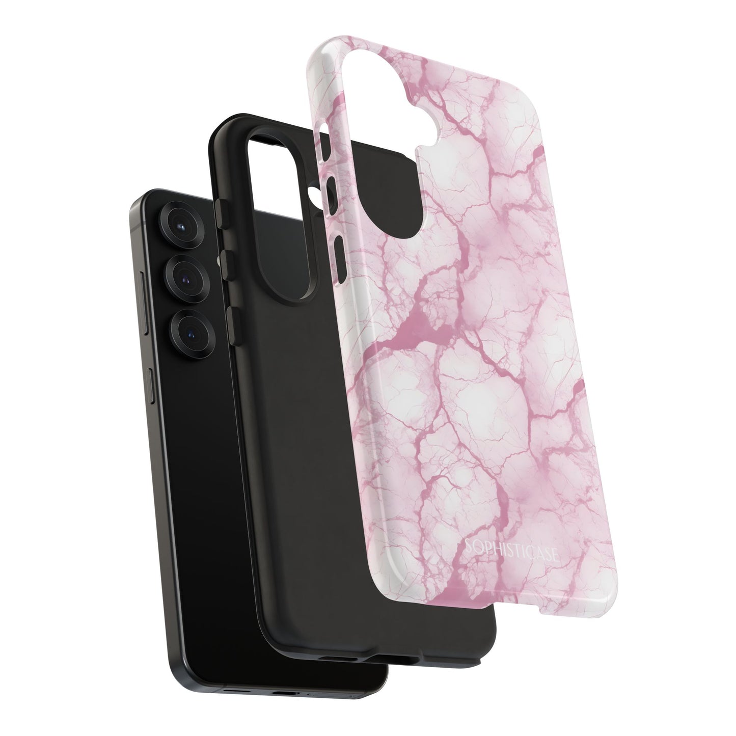 Marble Opulence in Pink - Tough Phone Case