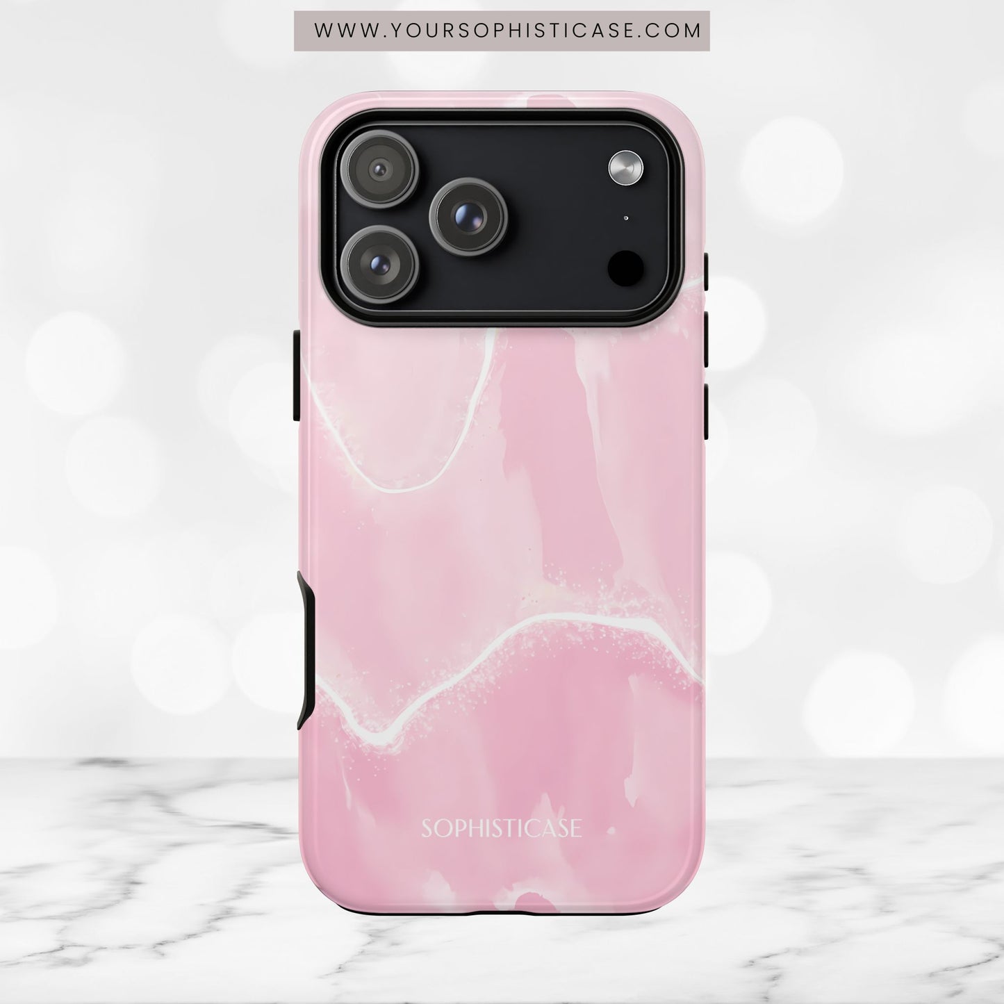 Serenity in Light Pink - iPhone Case