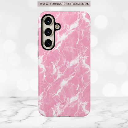 Marble Crush in Pink - Tough Phone Case